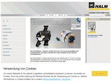 Tablet Screenshot of halm.info